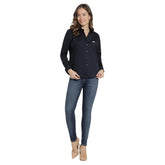 Blusa Lee Mujer Slim Fit Manga Larga 973