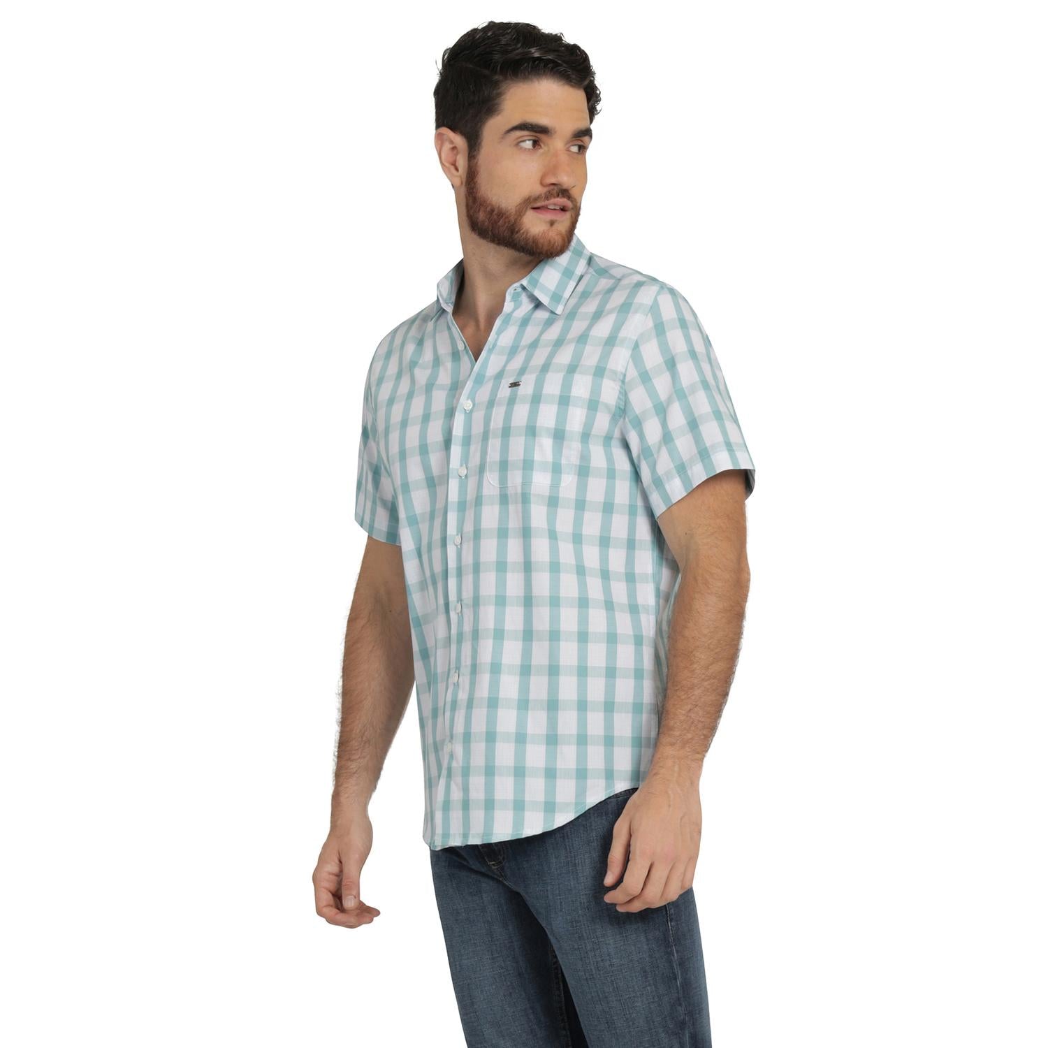 Camisa Lee Hombre Quality Genuine Slim Fit Manga Corta 834 – Lee
