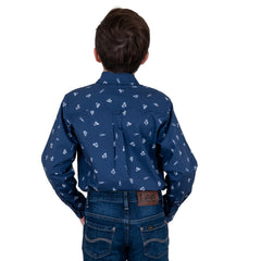 Camisa Casual Lee Niño Regular Fit Manga Larga s660