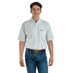 Camisa Casual Lee Hombre Regular Fit Manga Corta s299