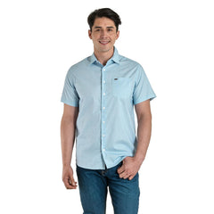 Camisa Casual Lee Hombre Slim Fit Manga Corta s247