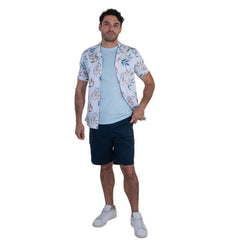 Camisa Casual Lee Hombre Slim Fit Manga Corta s242