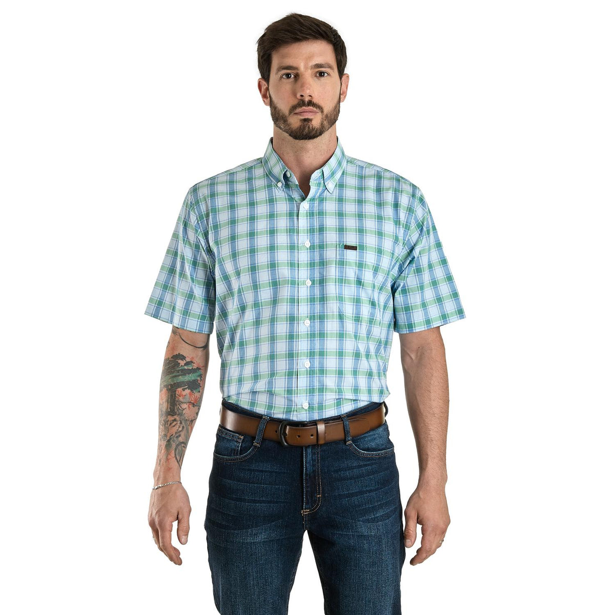 Camisa Lee Hombre Regular Fit Manga Corta 294
