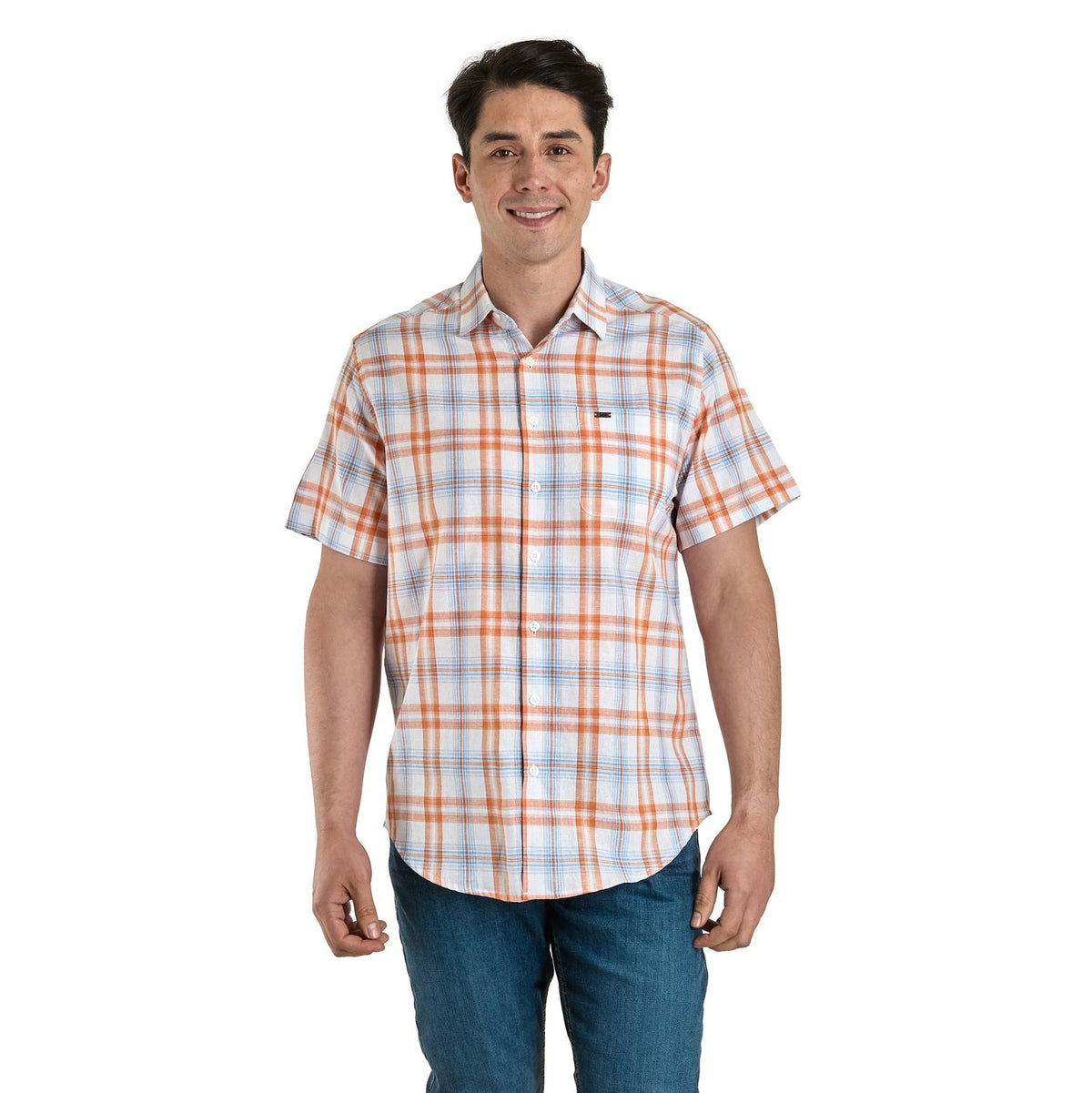 Camisa Lee Hombre Slim Manga Corta 335