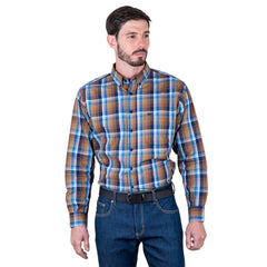 Camisa Casual Lee Hombre Regular Fit Manga Larga s154