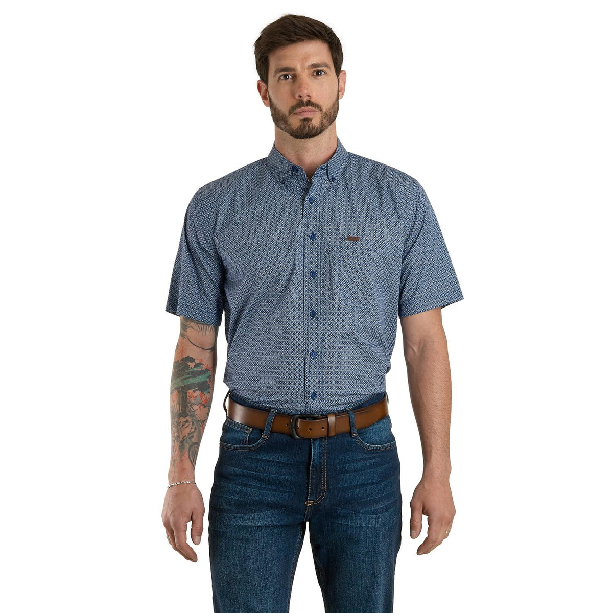Camisa Lee Hombre Regular Fit Manga Corta 252