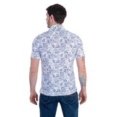 Camisa Casual Lee Hombre Slim Fit Manga Corta s240
