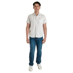 Camisa Casual Lee Hombre Slim Fit Manga Corta s257