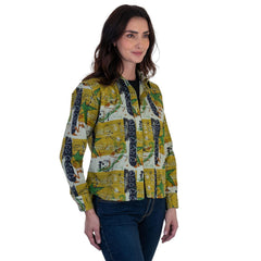 Blusa Casual Lee Mujer Slim Fit Manga Larga s260
