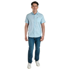 Camisa Casual Lee Hombre Slim Fit Manga Corta s247