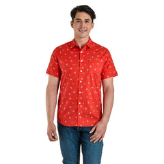 Camisa Casual Lee Hombre Slim Fit Manga Corta s251