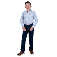 Camisa Casual Lee Niño Regular Fit Manga Larga s658