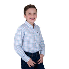 Camisa Casual Lee Niño Regular Fit Manga Larga s658