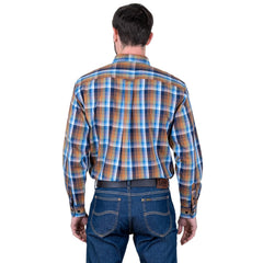 Camisa Casual Lee Hombre Regular Fit Manga Larga s154