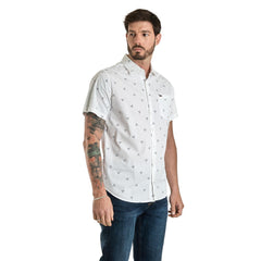 Camisa Casual Lee Hombre Slim Fit Manga Corta s255