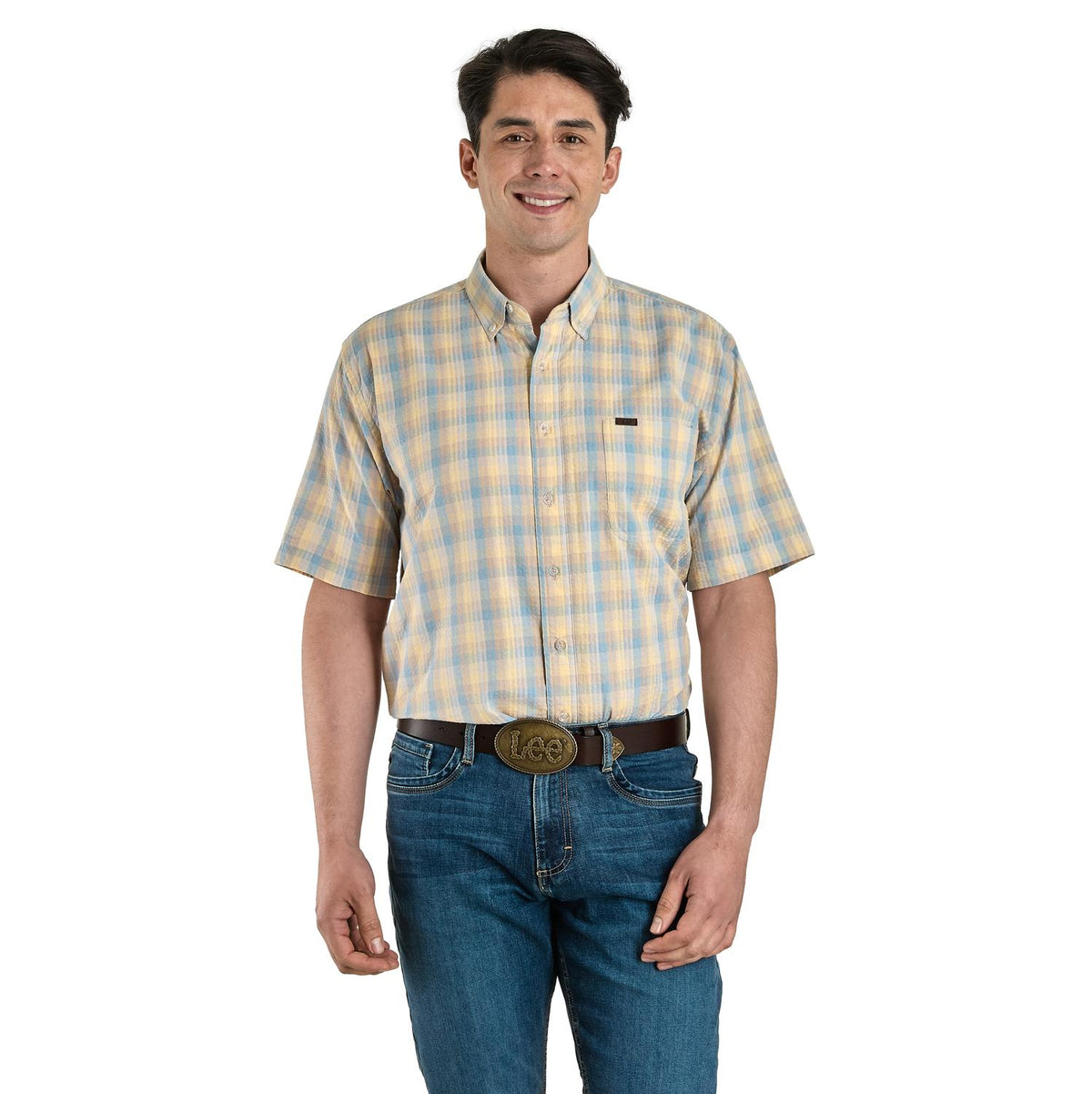 Camisa Lee Hombre Regular Fit Manga Corta 315
