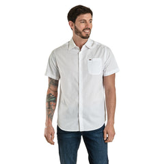 Camisa Casual Lee Hombre Slim Fit Manga Corta s192