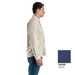Camisa Casual Lee Hombre Regular Fit Manga Larga s062