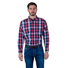 Camisa Casual Lee Hombre Regular Fit Manga Larga s245