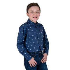 Camisa Casual Lee Niño Regular Fit Manga Larga s660