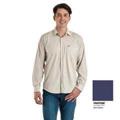 Camisa Casual Lee Hombre Regular Fit Manga Larga s062