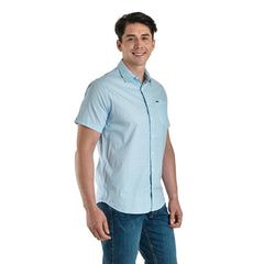 Camisa Casual Lee Hombre Slim Fit Manga Corta s247