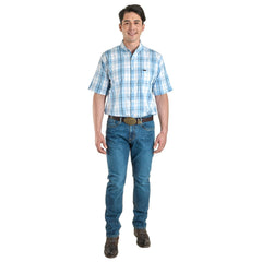 Camisa Casual Lee Hombre Regular Fit Manga Corta s338