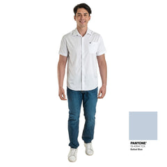 Camisa Casual Lee Hombre Regular Fit Manga Corta s084