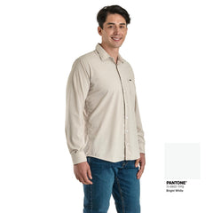 Camisa Casual Lee Hombre Regular Fit Manga Larga s246