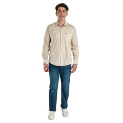 Camisa Casual Lee Hombre Slim Fit Manga Larga s210