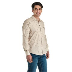 Camisa Casual Lee Hombre Slim Fit Manga Larga s210