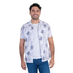 Camisa Casual Lee Hombre Slim Fit Manga Corta s241