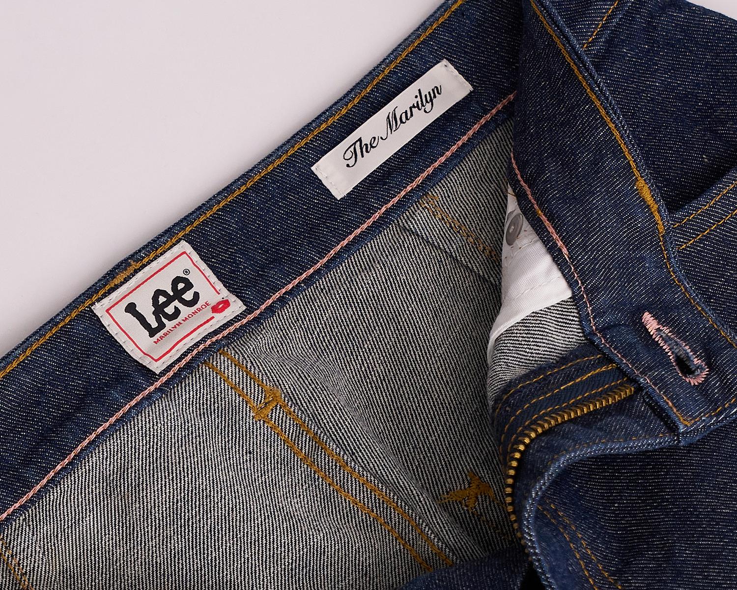 Jeans Lee x Marylin Monroe Cintura Alta