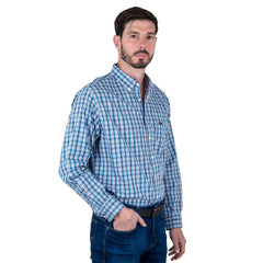 Camisa Casual Lee Hombre Regular Fit Manga Larga s153