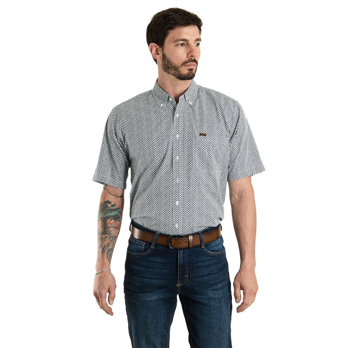 Camisa Lee Hombre Regular Fit Manga Corta 251