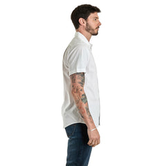 Camisa Casual Lee Hombre Slim Fit Manga Corta s192
