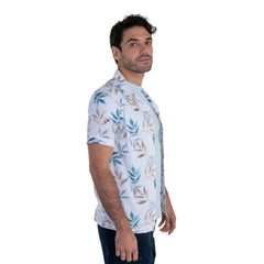 Camisa Casual Lee Hombre Slim Fit Manga Corta s242