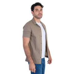 Camisa Casual Lee Hombre Regular Fit Manga Corta s238