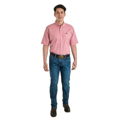 Camisa Casual Lee Hombre Regular Fit Manga Corta s292