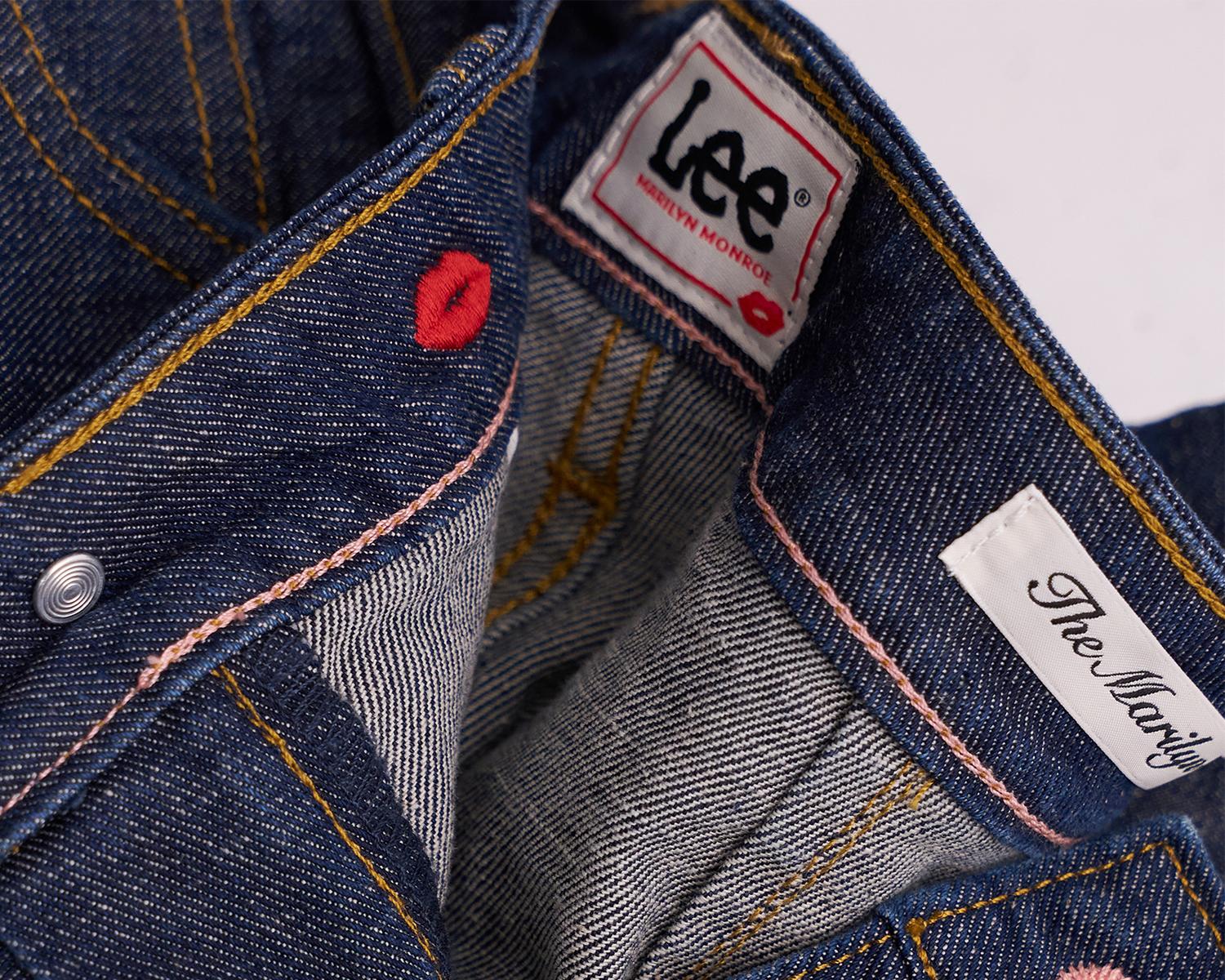 Jeans Lee x Marylin Monroe Cintura Alta