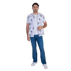 Camisa Casual Lee Hombre Slim Fit Manga Corta s241