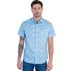 Camisa Casual Lee Hombre Slim Fit Manga Corta s249
