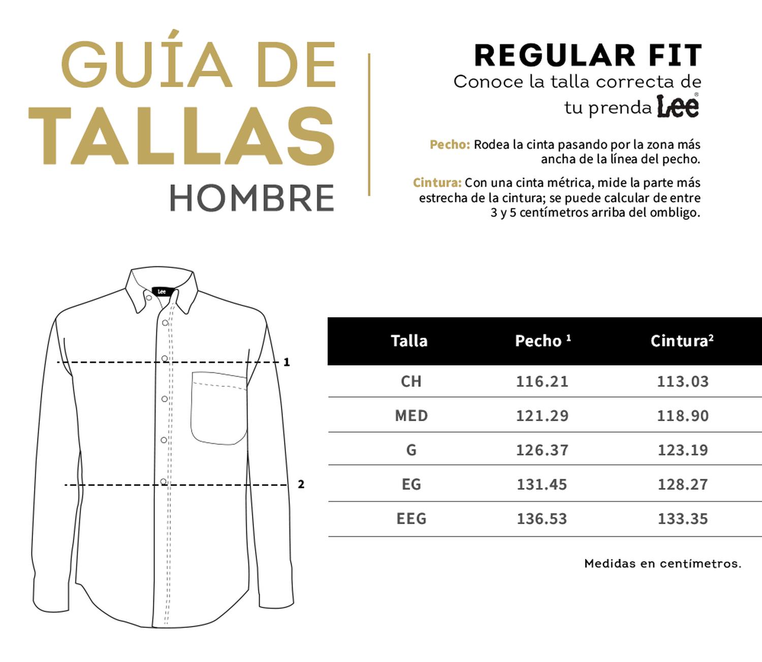 Guía de tallas