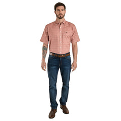 Camisa Casual Lee Hombre Regular Fit Manga Corta s339