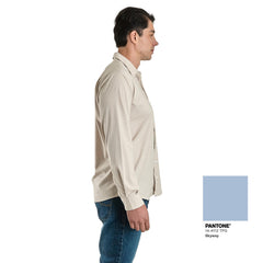 Camisa Casual Lee Hombre Regular Fit Manga Larga s247