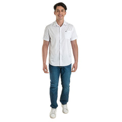 Camisa Casual Lee Hombre Slim Fit Manga Corta s194