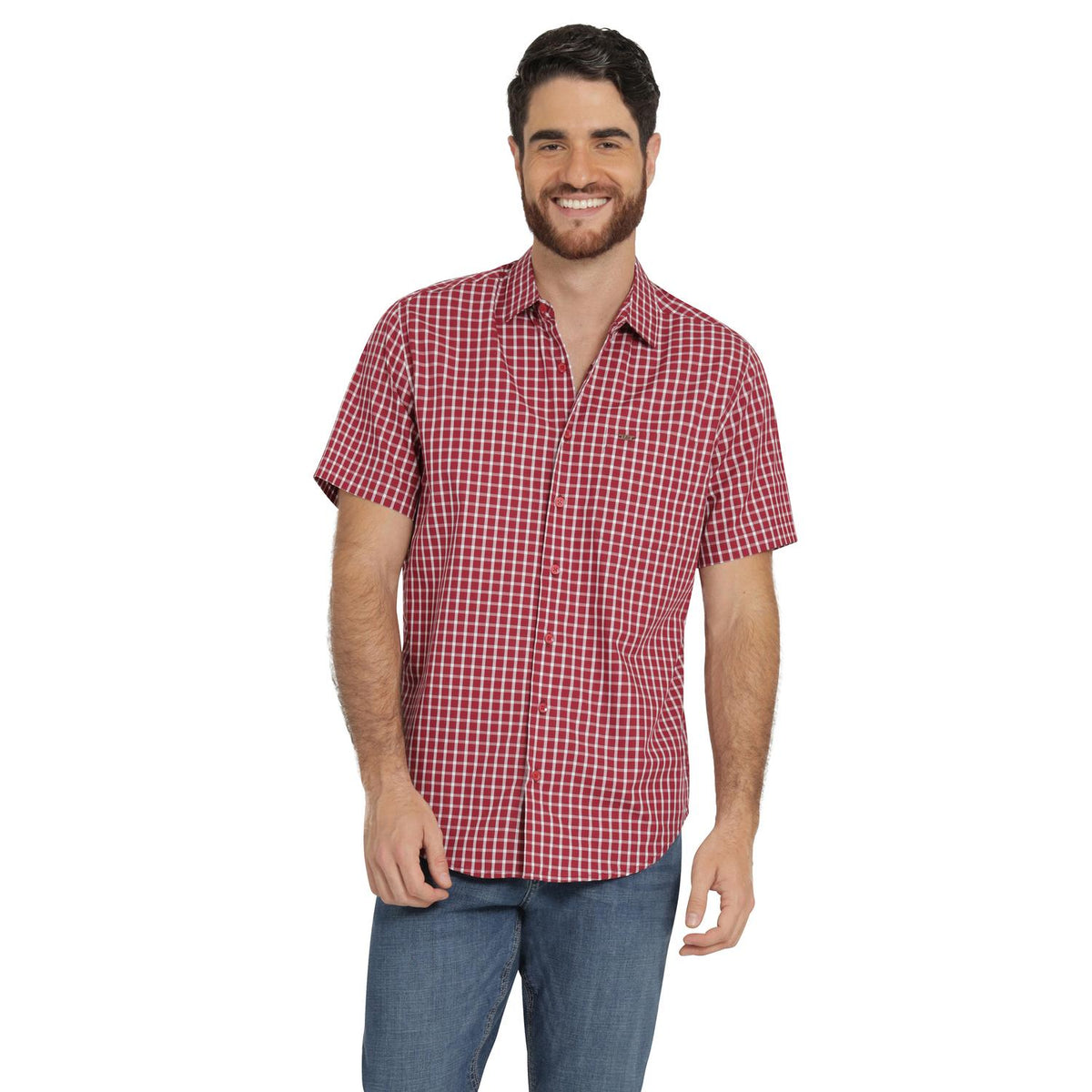 Camisa Lee Hombre Quality Genuine Slim Fit Manga Corta 837