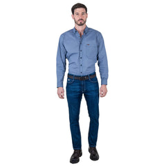 Camisa Casual Lee Hombre Regular Fit Manga Larga s209