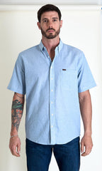 Camisa Lee Hombre Regular Fit Manga Corta 316