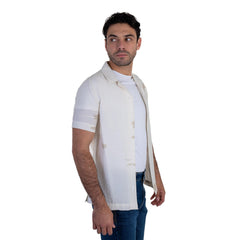 Camisa Casual Lee Hombre Slim Fit Manga Corta s239